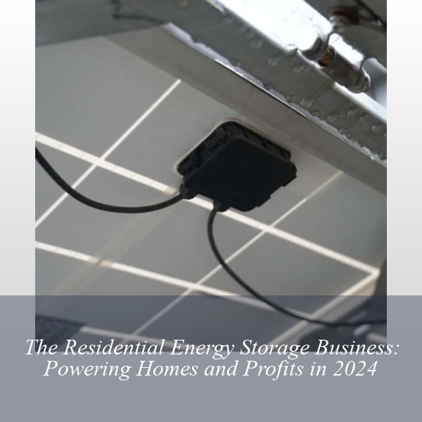 The Residential Energy Storage Business: Powering Homes and Profits in 2024